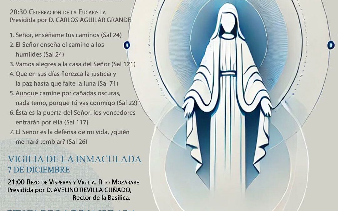 Novena de la Inmaculada 2024 ( del 30 de Nov. al 7 de Dic.)