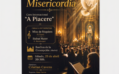 Concierto: Se suprime la misa de 20:30 del Sábado 25 de Abril