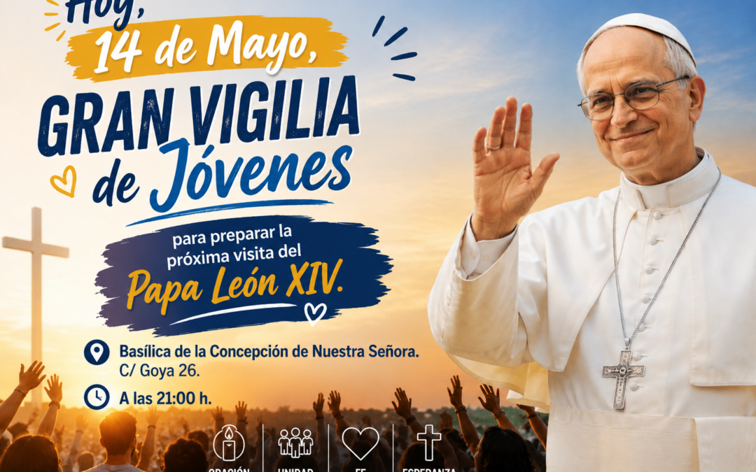 Gran Vigilia de oración de jóvenes para preparar la visita del Papa León XIV
